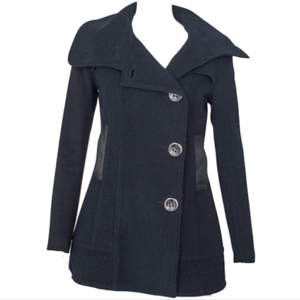 Mackage wool cashmere blend pea coat